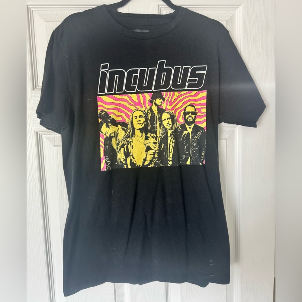 incubus Black Graphic T-Shirt